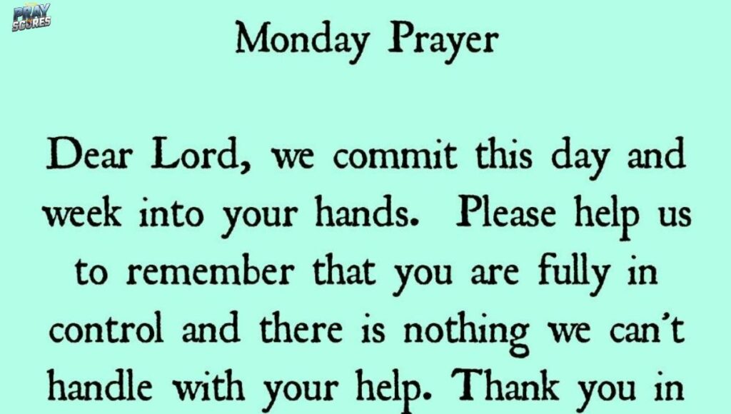 prayers-for-monday